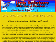 Tablet Screenshot of littlerocketeers.com